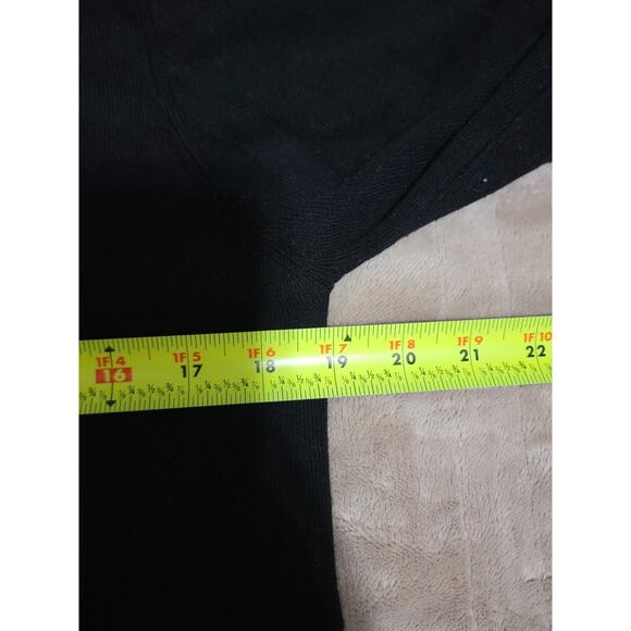 Vtg Bonnie And Bill By Holly Silk Blend Blk Sweater W/ Rhinestones Sz Large - Picture 5 of 5